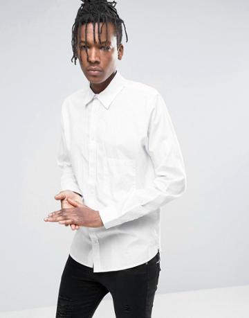 Cheap Monday Arced Shirt - White