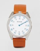 Nixon Genesis Leather Watch - Brown