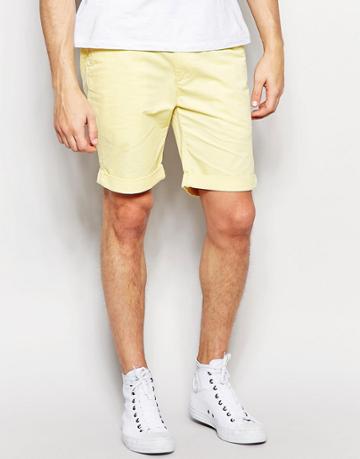 Bellfield Chino Shorts - Yellow