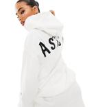Asyou Hoodie With Large Back Logo In White