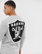 Only & Sons Nfl Raiders Sweatshirt - Gray
