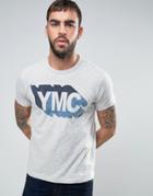 Ymc Shadow Logo T-shirt - Gray