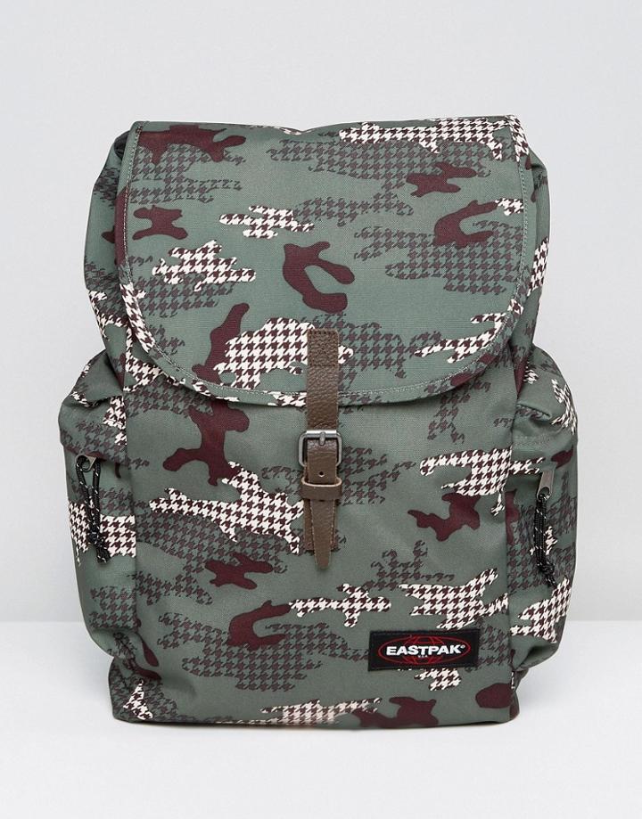 Eastpak Austin Backpack In Camtooth - Orange