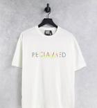 Reclaimed Vintage Inspired Unisex T-shirt In White With Logo Embroidery
