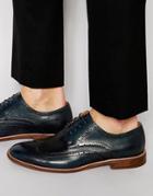 Aldo Proadia Leather Brogue Shoes - Navy
