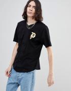 Primitive Champs Baseball T-shirt In Black - Black