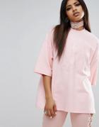 Puma X Fenty Oversized Crew Neck T-shirt - Pink