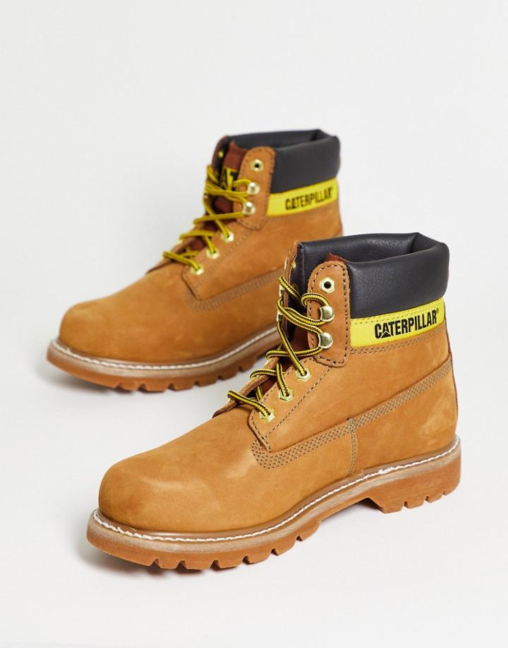 Cat Colorado Hiker Boots In Nubuck Sundance-brown