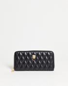 Aldo Gima Quilted Panter Wallet In Black