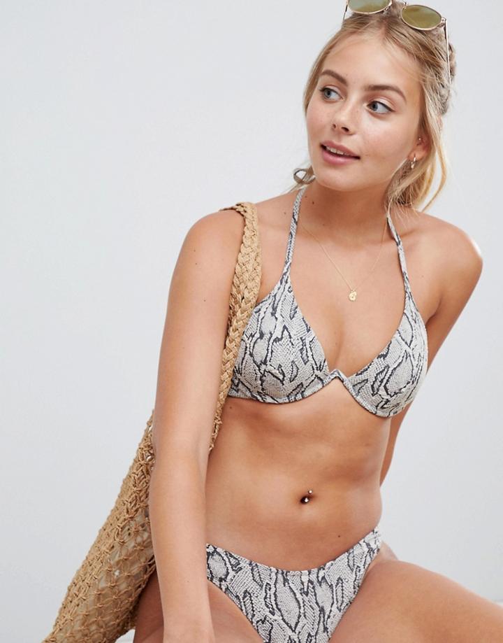 Seafolly Wild Side Underwired Bikini Top - Multi