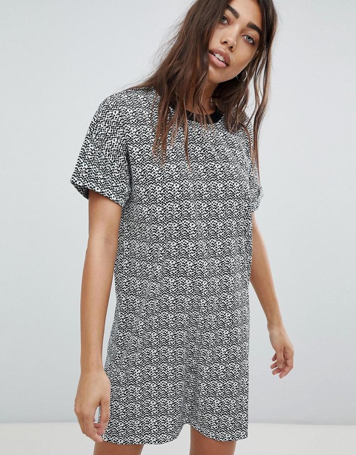 Noisy May Graphic Printed Shift Dress - Multi
