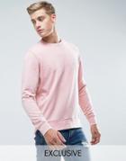 Jack & Jones Originals Sweatshirt With Chest Embroidery - Pink