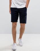 New Look Slim Chino Shorts In Navy - Blue