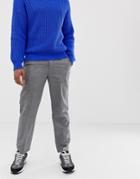 Collusion Suit Pants In Prince Of Wales Check - Gray