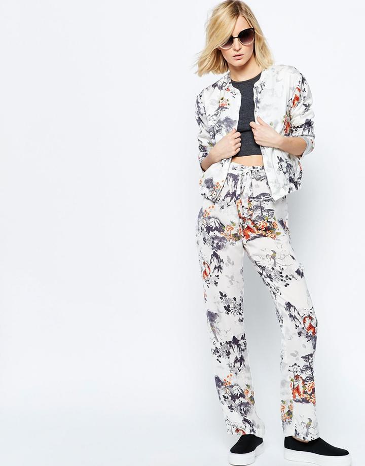 Asos Soft Pant In Eastern Print Co-ord - Print