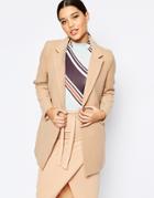Missguided Tailored Blazer - Camel