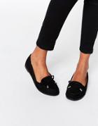 Asos Monthly Flat Shoes - Black