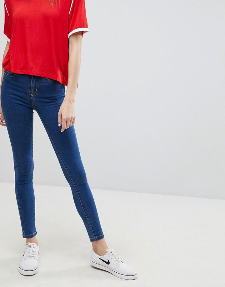 Noisy May Skinny Jeans-blue