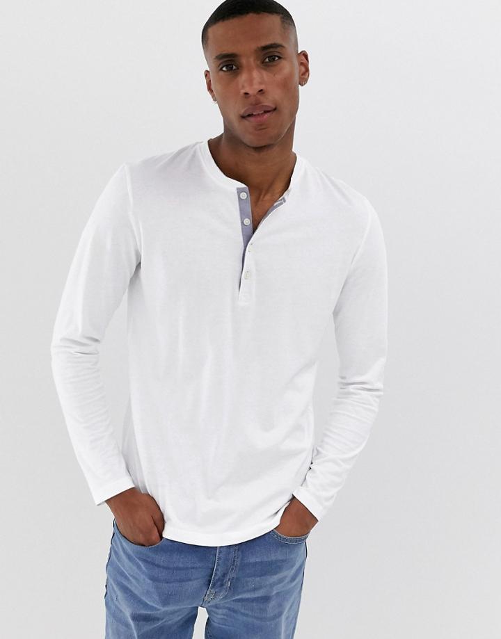 Selected Homme Long Sleeve Grandad Top