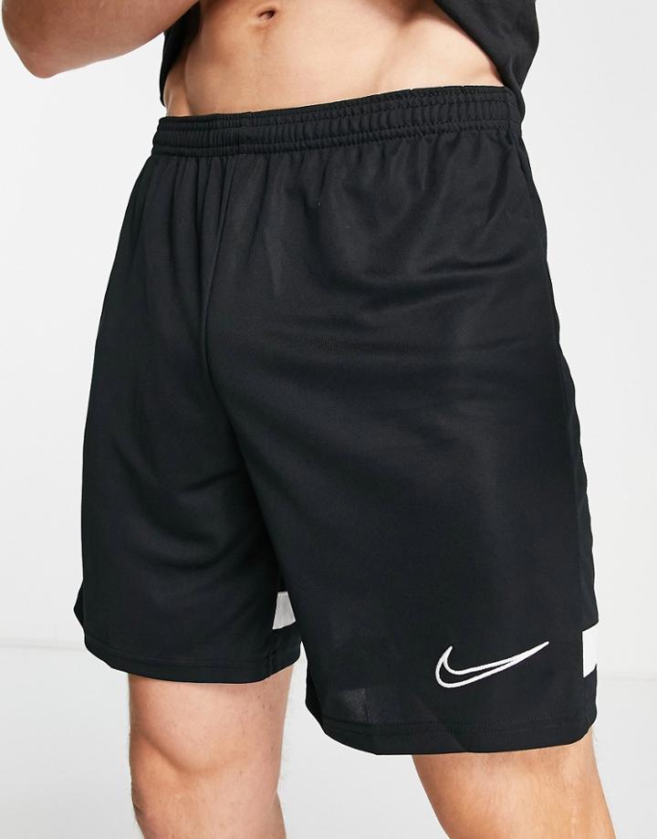 Nike Soccer Dri-fit Academy Polyknit Shorts In Black