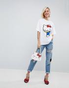 Hello Kitty X Asos Dabbing T-shirt - White