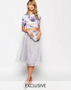 True Violet Full Prom Tulle Skirt - Purple