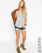 Asos Tall The New Forever T-shirt - Gray