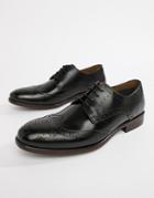 Burton Menswear Derby Shoes In Black - Black