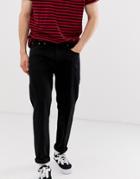 Pull & Bear Straight Fit Jeans In Black - Black