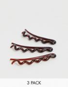 Invisibobble Waver Slide-lock Hair Clip - Pretty Dark-black