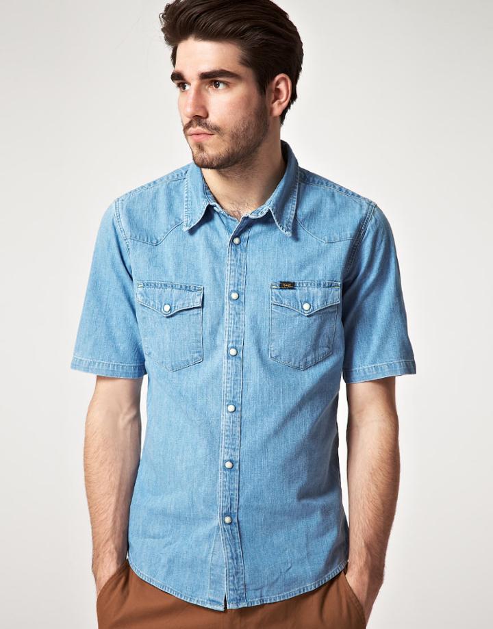 Lee Muai Short Sleeve Denim Shirt