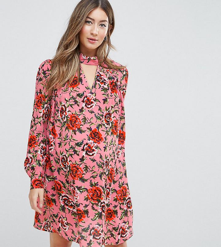 Asos Maternity Floral Smock Dress - Multi