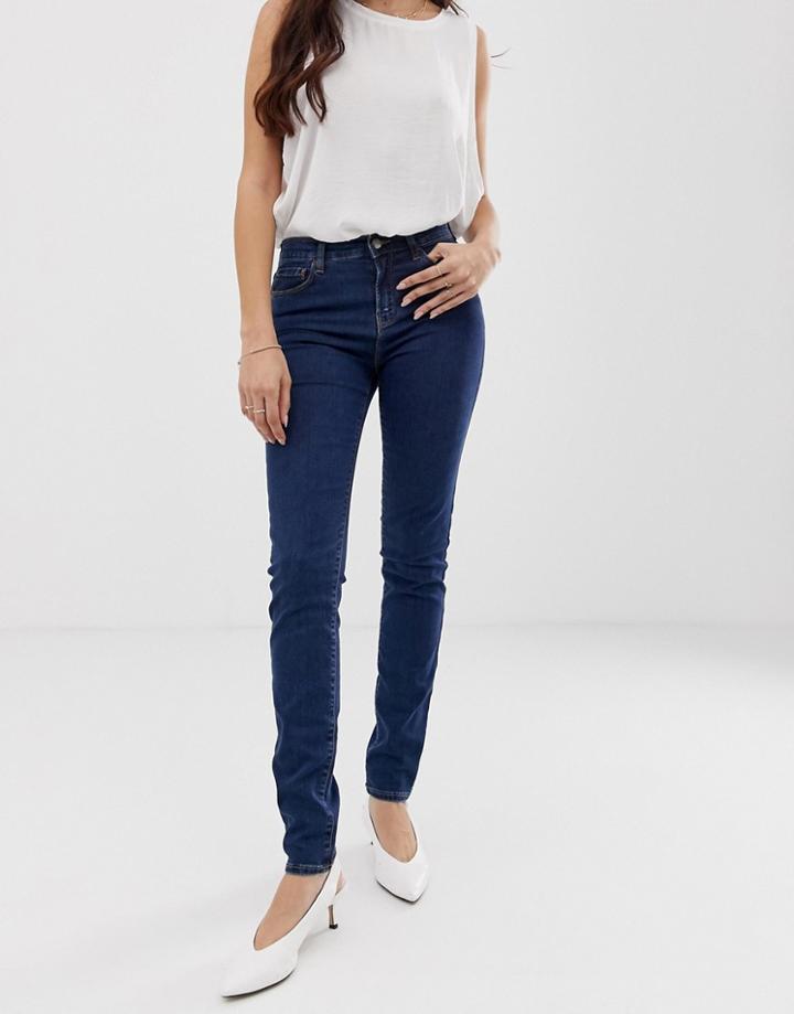 Emporio Armani High Rise Skinny Jeans - Blue