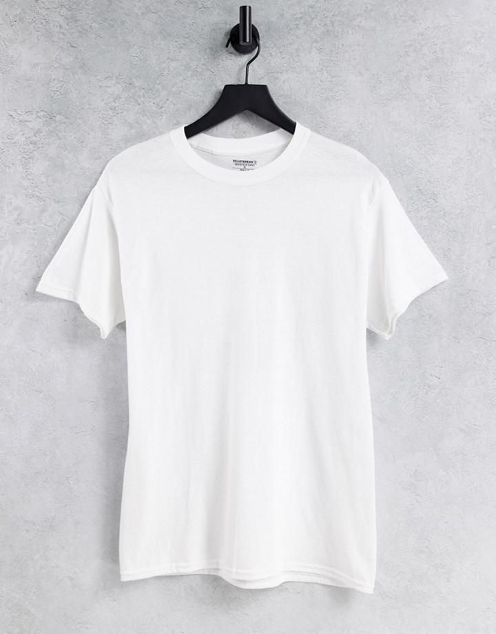 Heartbreak Prawn Back Print Graphic T-shirt-white