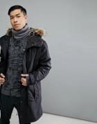 66o North Esja Parka Long Special Edition In Black - Black