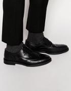 Selected Homme Marc Brogue Shoes - Black