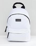 Consigned Pocket Front Backpack - White