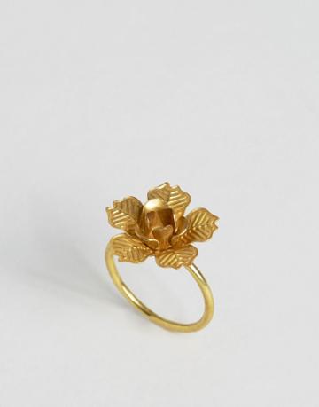 Sam Ubhi Flower Ring - Gold