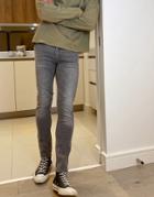 New Look Skinny Jeans In Gray-grey