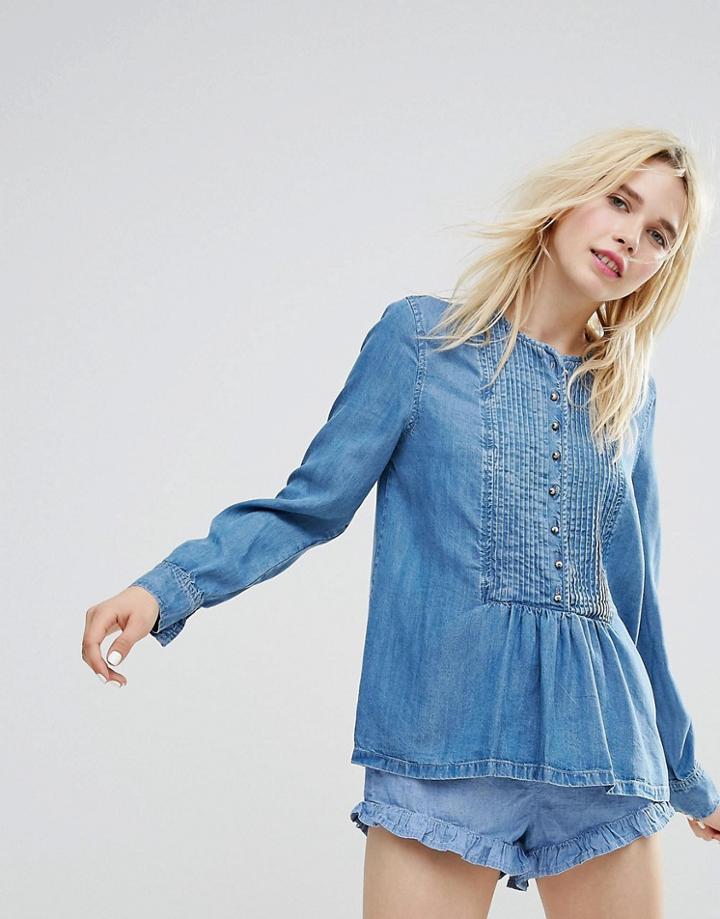 Paul & Joe Sister Chambray Shirt - Blue