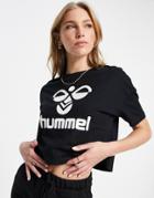 Hummel Classic Chevron Crop T-shirt In Black