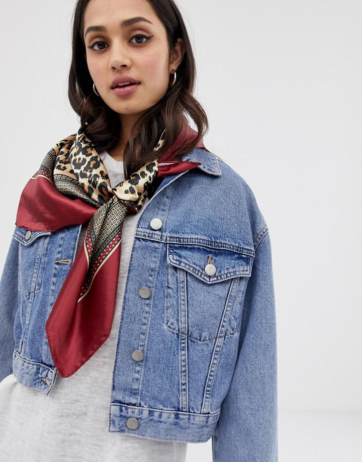 Svnx Leopard Print Scarf - Multi