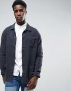 Waven Vintage Black Shirt Jacket - Black