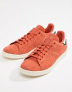 Adidas Originals Stan Smith Sneakers In Orange Cq3091 - Orange