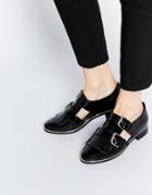 Asos Maddox Flat Shoes - Black