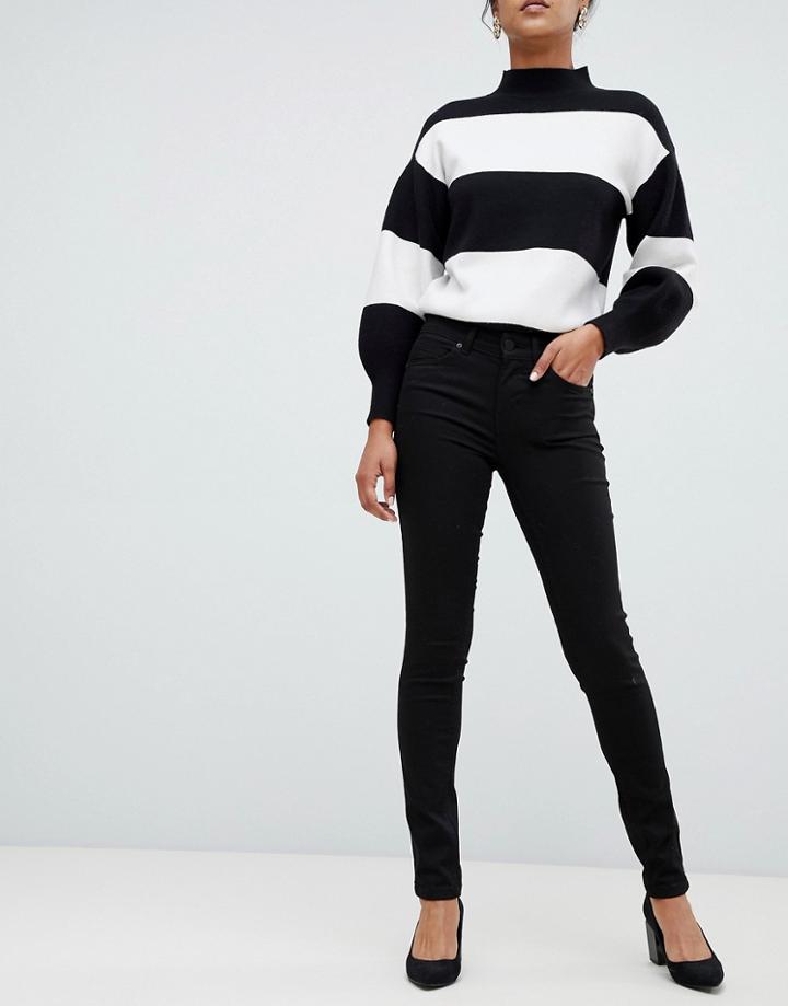 Oasis Skinny Jeans In Black Wash - Black