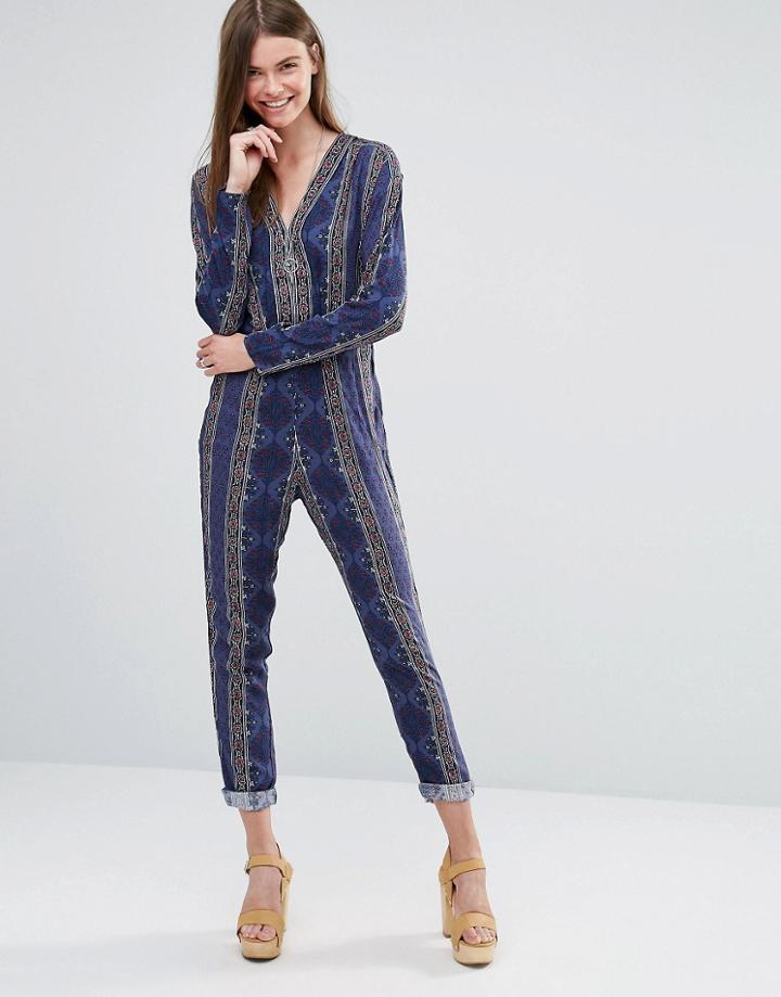 Pepe Jeans Juliene Print Jumpsuit - Multi 0aa