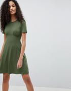 Asos Ultimate Mini Tea Dress - Green