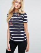 Yas Frame Embroidered T-shirt - Multi
