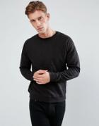 Bellfield All Over Embroidered Sweatshirt - Black